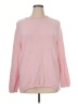 Studio Works Solid Pink Pullover Sweater Size XL (estimated) - photo 1