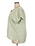 Matty M 100% Cotton Green Short Sleeve Blouse Size XXL - photo 5