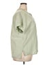 Matty M 100% Cotton Green Short Sleeve Blouse Size XXL - photo 4