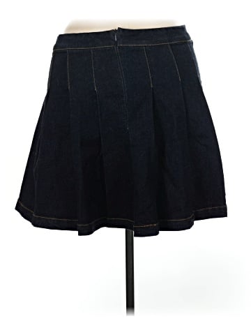 Bar III Denim Skirt (view 2)