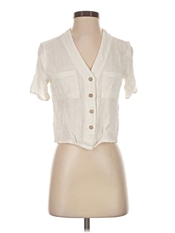 Lulus Short Sleeve Blouse (view 1)