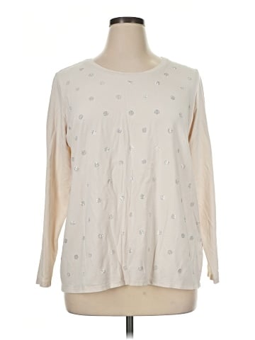 Susan Graver Long Sleeve T-Shirt (view 1)