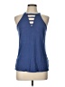 Papermoon Blue Sleeveless Top Size L - photo 1