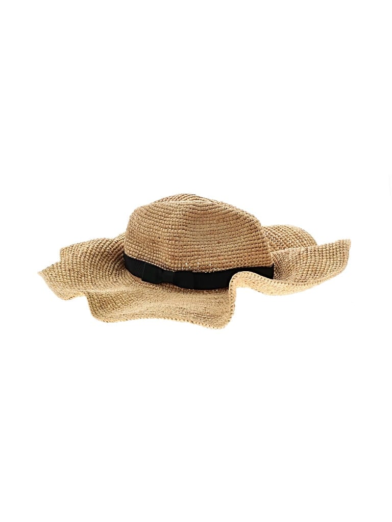 Pre-owned Jcrew Sun Hat In Tan