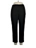 DKNY 100% Polyester Solid Black Casual Pants Size 12 - photo 1