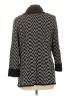 misook 100% Acrylic Chevron-herringbone Black Coat Size L - photo 2