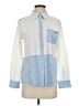 Vineyard Vines Color Block Blue Long Sleeve Button-Down Shirt Size 4 - photo 1