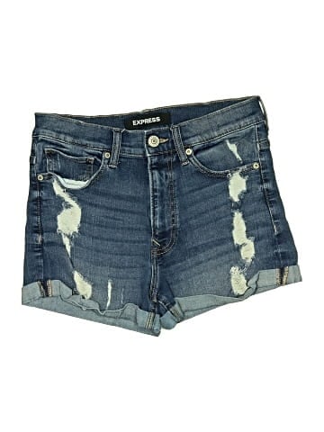 Express Denim Shorts (view 1)