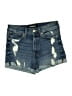 Express Blue Denim Shorts Size 4 - photo 1