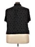 Torrid Print Black Short Sleeve Blouse Size 3X Plus (3) - photo 2
