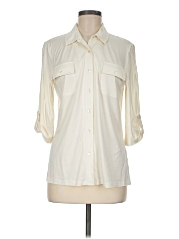 J. McLaughlin 3/4 Sleeve Button-Down Shirt (view 1)