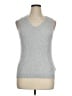 Soft Surroundings Silver Sweater Vest Size 1X - photo 1