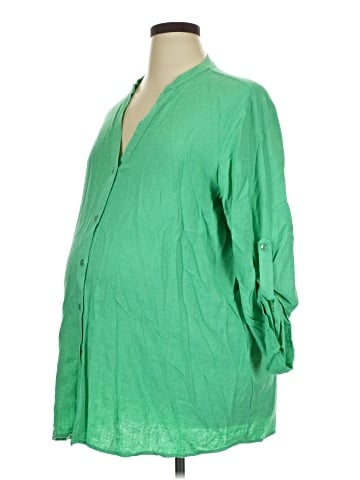 Gap - Maternity 3/4 Sleeve Blouse (view 1)