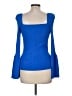 Boston Proper Blue Long Sleeve Blouse Size M - photo 2