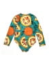 Tea Print Orange Rash Guard Size 2 - photo 2