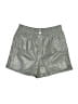 Very J Metallic Silver Shorts Size M - photo 1