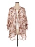 Maurices 100% Polyester Tan Kimono Size 20 - 24 (2) - photo 1