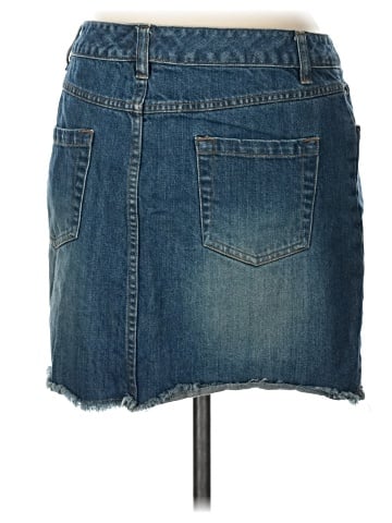 Route 66 Denim Skirt (view 2)