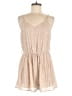 She + Sky 100% Polyester Polka Dots Tan Romper Size M - photo 1