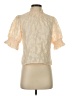 THML 100% Polyester Ivory Short Sleeve Blouse Size XS - photo 1