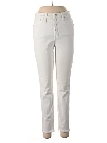 Madewell 10" High-Rise Skinny Crop Jeans: Button-Front Edition (view 1)