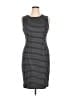 Calvin Klein Houndstooth Gray Cocktail Dress Size 14 - photo 1