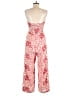 Thirty/Thirty 100% Polyester Paisley Red Jumpsuit Size M - photo 2