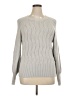 Express Chevron-herringbone Gray Pullover Sweater Size XL - photo 1