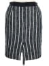 Ann Taylor Stripes Black Casual Skirt Size 14 - photo 2