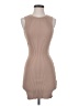 Bebe Solid Tan Cocktail Dress Size S - photo 1