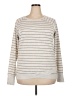 Danskin Stripes Ivory Pullover Sweater Size XXL - photo 1