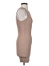 Bebe Solid Tan Cocktail Dress Size S - photo 4