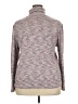 Angels Tweed Gray Turtleneck Sweater Size 2X - photo 2