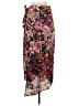 Etiquette Print Purple Casual Skirt Size S - photo 1