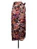 Etiquette Print Purple Casual Skirt Size S - photo 2