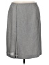 Kasper 100% Polyester Solid Gray Formal Skirt Size 8 Petite - photo 1