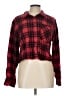 Torrid 100% Cotton Plaid Red Long Sleeve Button-Down Shirt Size Lg Plus (0) - photo 1