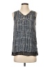 Nic + Zoe 100% Polyester Blue Sleeveless Blouse Size XS - photo 1