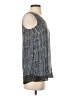 Nic + Zoe 100% Polyester Blue Sleeveless Blouse Size XS - photo 4