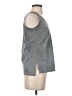 Ecru 100% Polyester Gray Sleeveless Top Size XS - photo 4