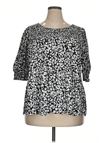 Terra & Sky 3/4 Sleeve Blouse (view 1)