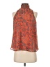 Veronica M. Orange Sleeveless Blouse Size XS - photo 1