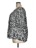 Terra & Sky 100% Rayon Silver 3/4 Sleeve Blouse Size 2X - photo 5