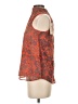 Veronica M. Orange Sleeveless Blouse Size XS - photo 5