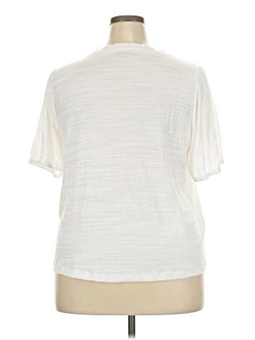Cable & Gauge Short Sleeve Blouse (view 2)