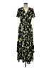 By Design Floral Yellow Casual Dress Size M - photo 1