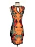 Bebe Graphic Orange Cocktail Dress Size S - photo 2