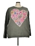 Natural Life Hearts Green Sweatshirt Size 3XL - photo 1