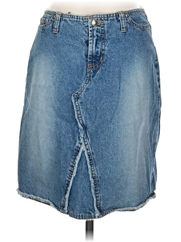 Faded Glory Denim Skirt (view 1)