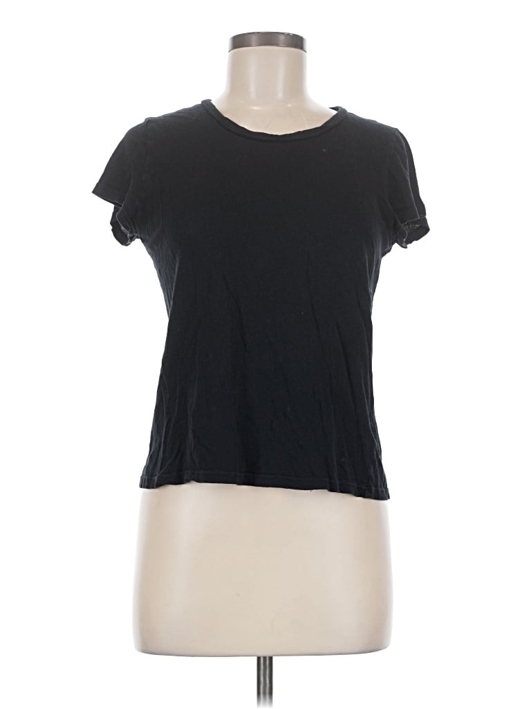 Pre-owned Lacausa Short Sleeve T-shirt In Black